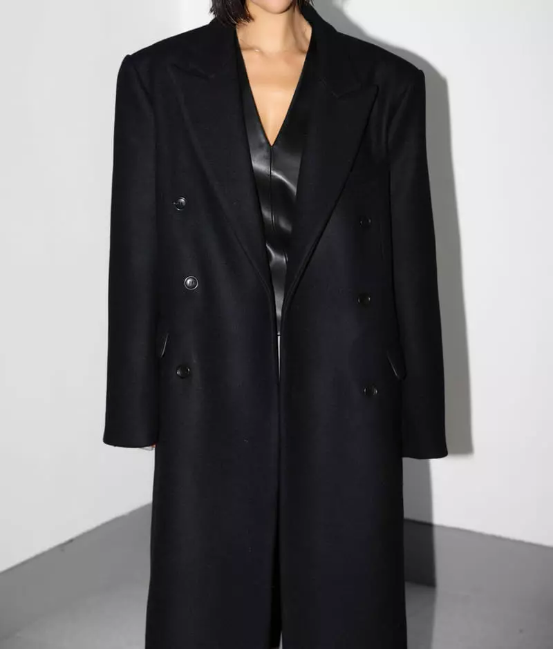 Paper Moon - Korean Women Fashion - #momslook - Picked Boy Friends Coat - 9