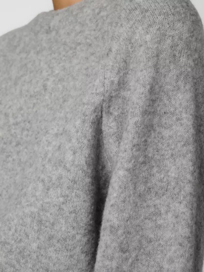 Paper Moon - Korean Women Fashion - #romanticstyle - Mohair Knit Tee - 3