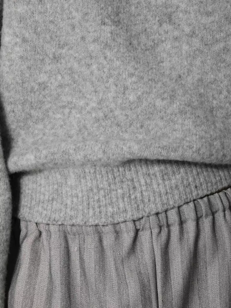 Paper Moon - Korean Women Fashion - #romanticstyle - Mohair Knit Tee - 4