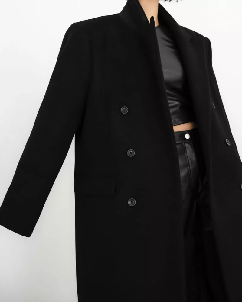 Paper Moon - Korean Women Fashion - #romanticstyle - Picked Boy Friends Coat - 4