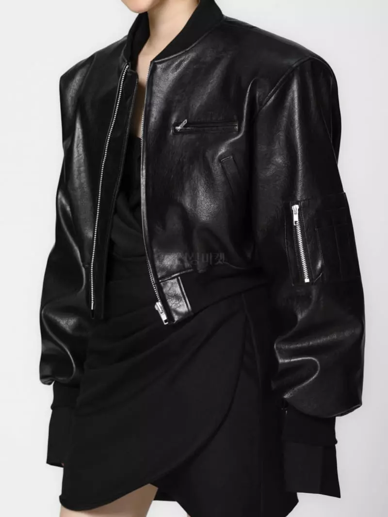 Paper Moon - Korean Women Fashion - #thelittlethings - Crop Pull Up Jacket - 5