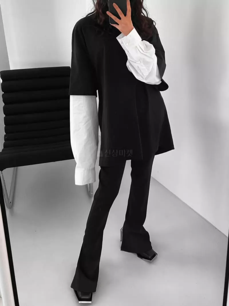 Paper Moon - Korean Women Fashion - #vintageinspired - Super Oversize Tee