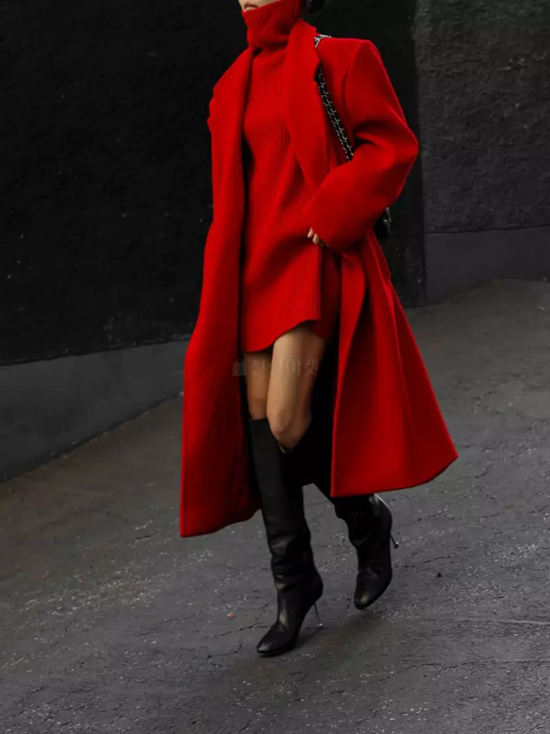 Paper Moon - Korean Women Fashion - #womensfashion - Turtleneck One-piece - 9