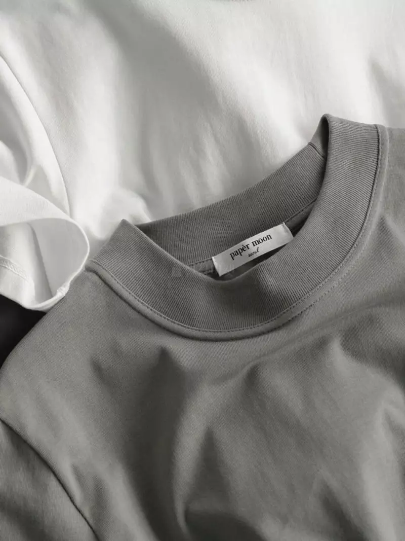 Paper Moon - Korean Women Fashion - #womensfashion - Crew Necj Tee - 2