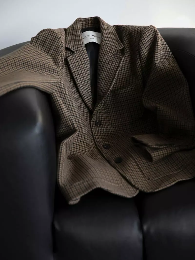 Paper Moon - Korean Women Fashion - #womensfashion - Check Jacket - 9