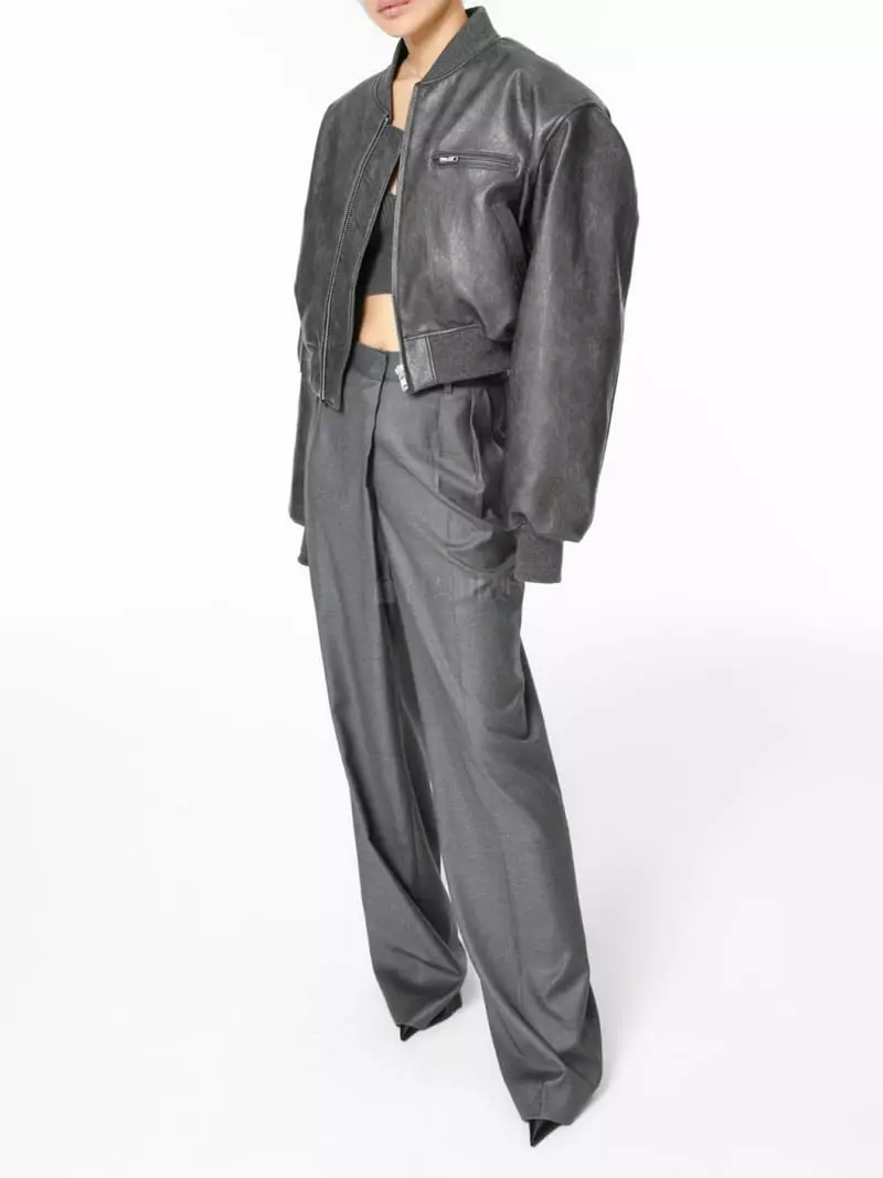Paper Moon - Korean Women Fashion - #womensfashion - Crop Pull Up Jacket - 11