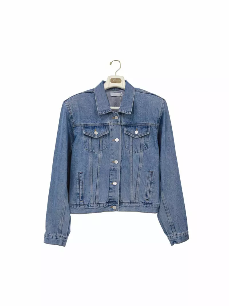 Paper Moon - Korean Women Fashion - #womensfashion - Denim Jacket - 3
