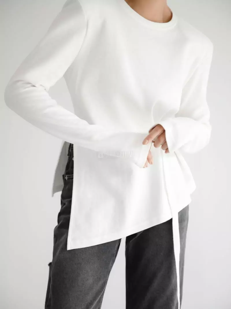 Paper Moon - Korean Women Fashion - #womensfashion - Long Sleeves Tee - 2