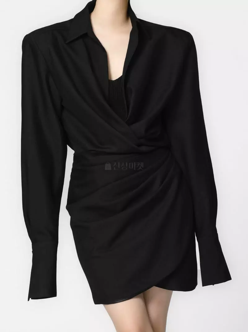 Paper Moon - Korean Women Fashion - #womensfashion - Drape One-piece - 5