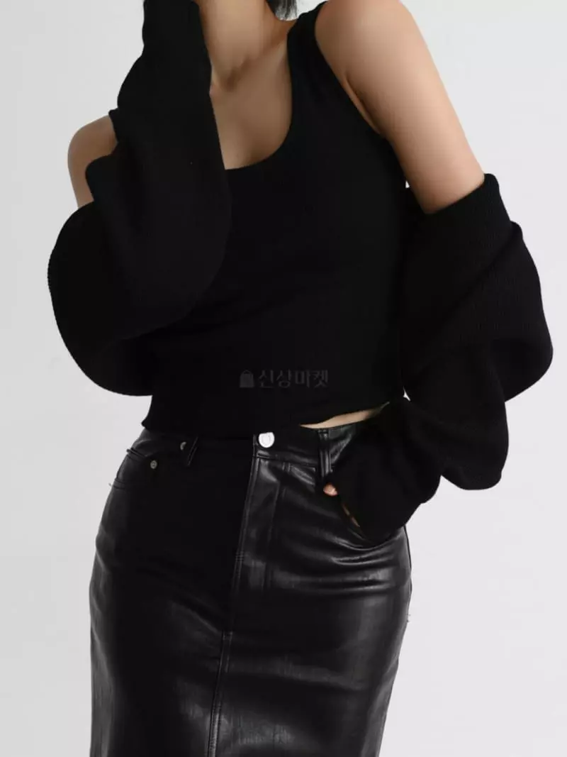 Paper Moon - Korean Women Fashion - #momslook - Gold Chain Cardigan - 4