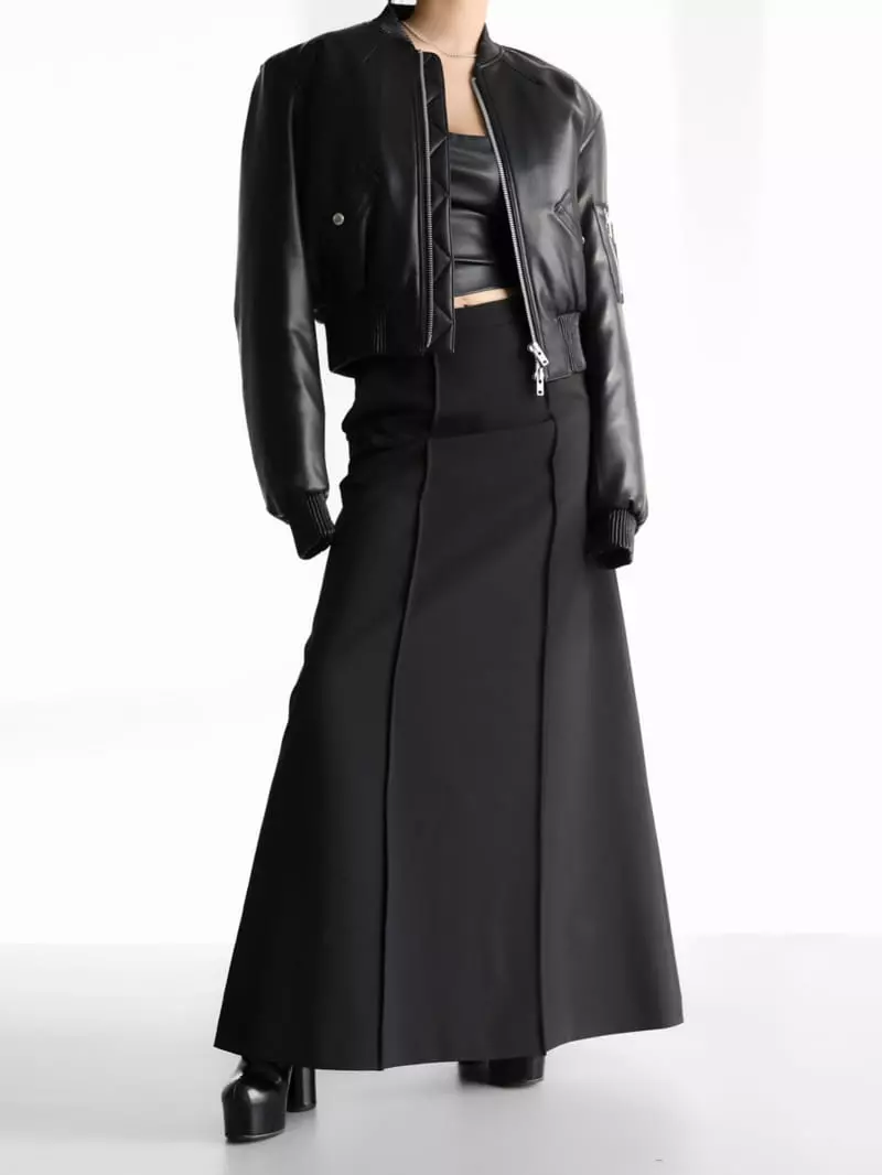Paper Moon - Korean Women Fashion - #momslook - Pintuck Skirt - 4