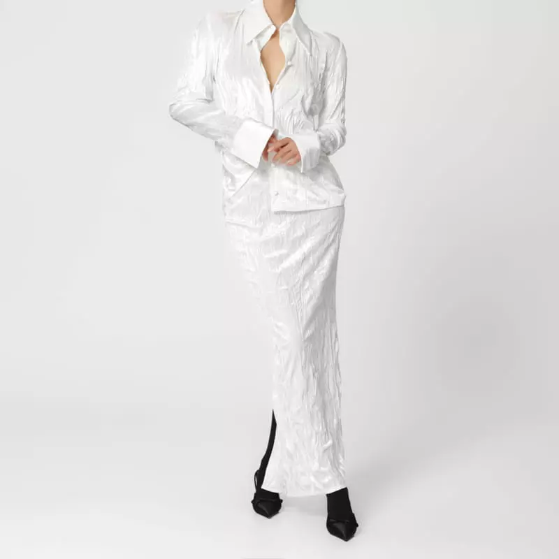 Paper Moon - Korean Women Fashion - #womensfashion - Rinkle Skirt - 2