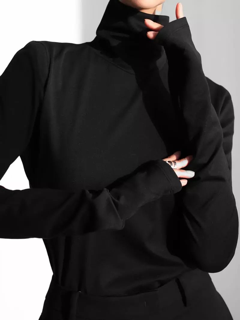 Paper Moon - Korean Women Fashion - #womensfashion - Warm Turtleneck Tee - 12
