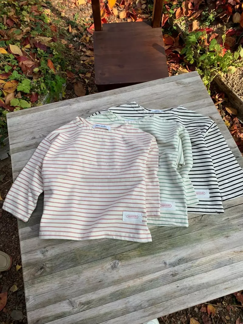 Paper Studios - Korean Children Fashion - #designkidswear - 10 Stripes Tee - 3