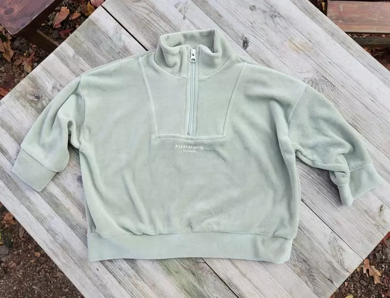 Paper Studios - Korean Children Fashion - #fashionkids - Velvet Sweatshirt - 7