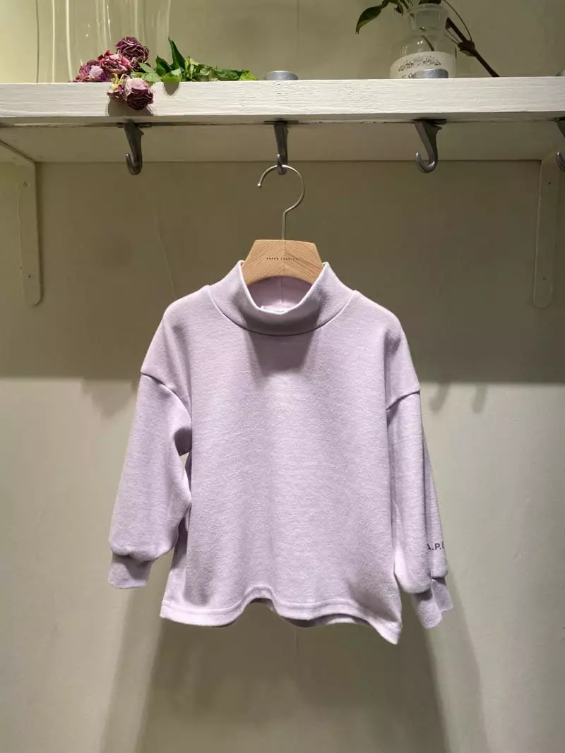 Paper Studios - Korean Children Fashion - #kidsshorts - BO Turtleneck Tee - 3