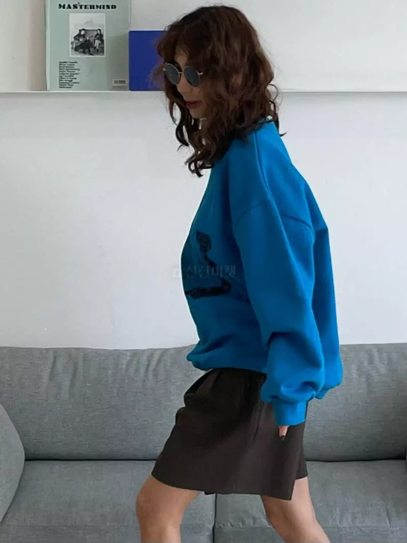 Paris Match - Korean Women Fashion - #momslook - F You Sweatshirt - 3