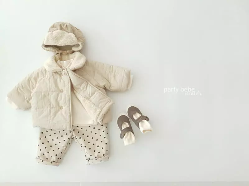 Party Kids - Korean Baby Fashion - #babyboutique - Creamy Pabts - 9