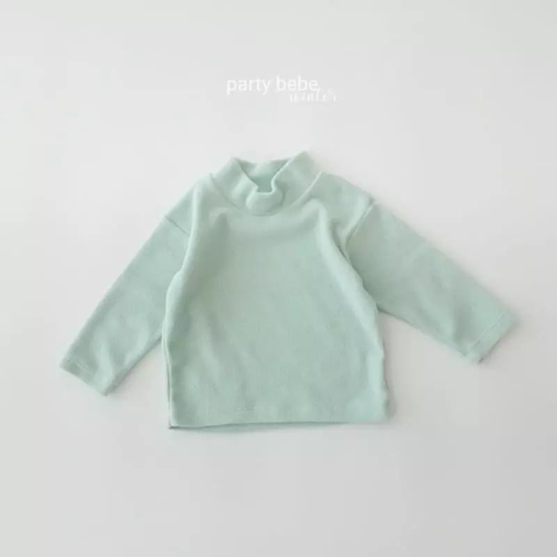 Party Kids - Korean Baby Fashion - #babyboutique - Fleece Turtleneck  - 6