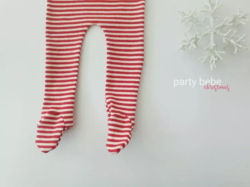 Party Kids - Korean Baby Fashion - #babyfever - Chirismas Foot Leggings