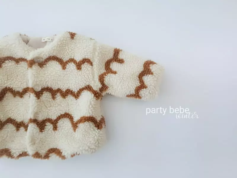 Party Kids - Korean Baby Fashion - #babygirlfashion - Wave Jacket - 2