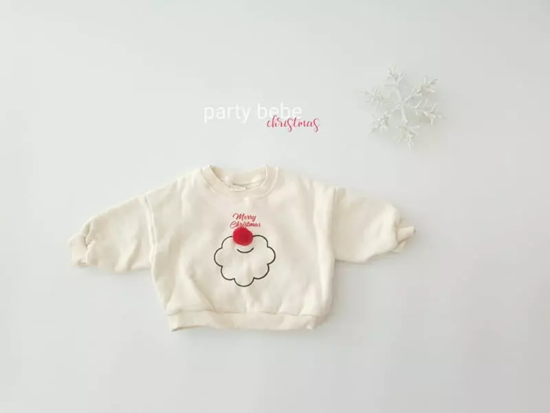 Party Kids - Korean Baby Fashion - #babylifestyle - Santa Sweatsihrt