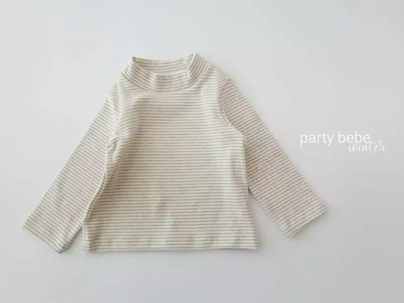 Party Kids - Korean Baby Fashion - #babylifestyle - Bebe half Turtleneck  - 8
