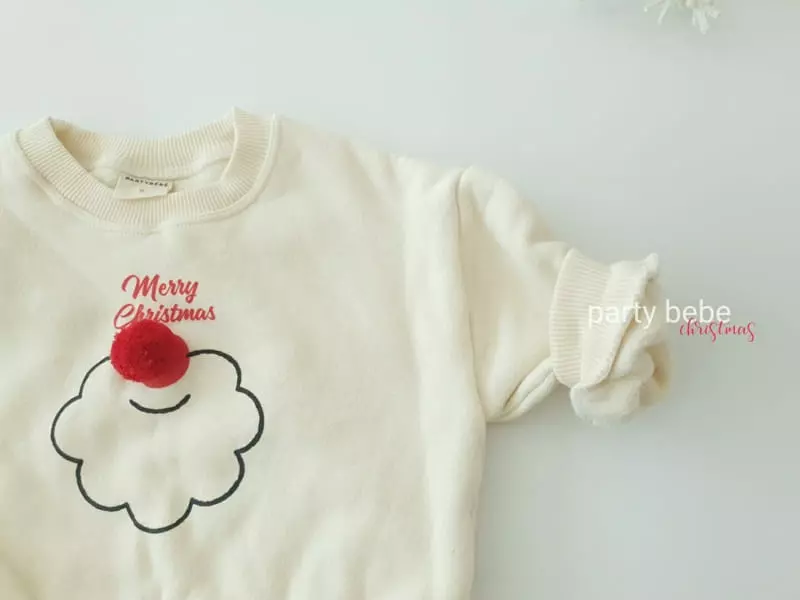 Party Kids - Korean Baby Fashion - #babyoninstagram - Santa Sweatsihrt - 2