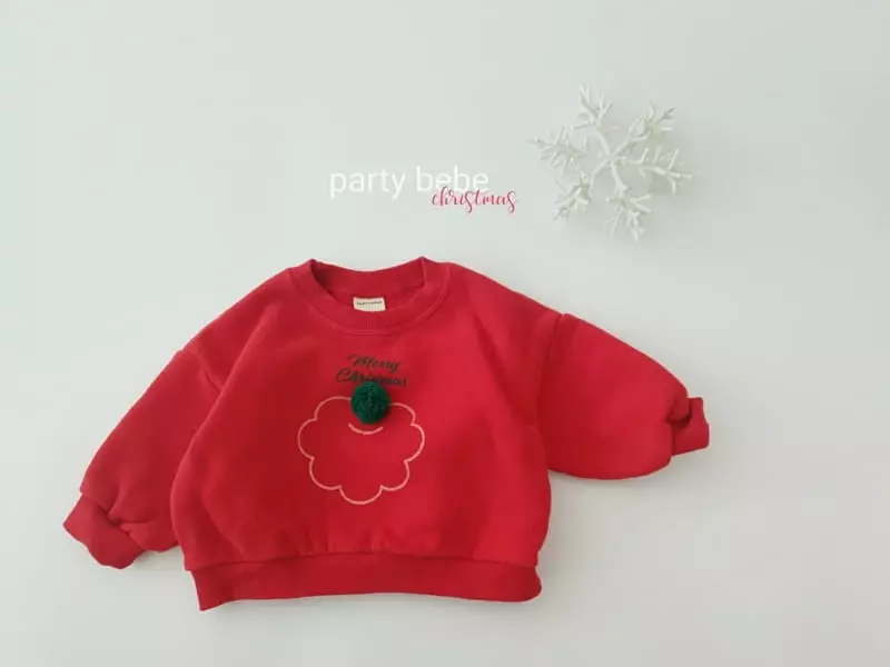 Party Kids - Korean Baby Fashion - #babyootd - Santa Sweatsihrt - 3