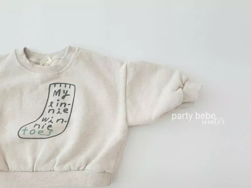 Party Kids - Korean Baby Fashion - #babyootd - Toze Sweatshirt