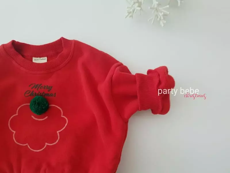 Party Kids - Korean Baby Fashion - #babyootd - Santa Sweatsihrt - 4