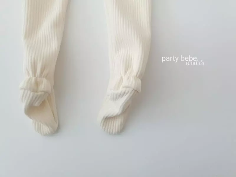 Party Kids - Korean Baby Fashion - #babyoutfit - Milk Foot Leggings
