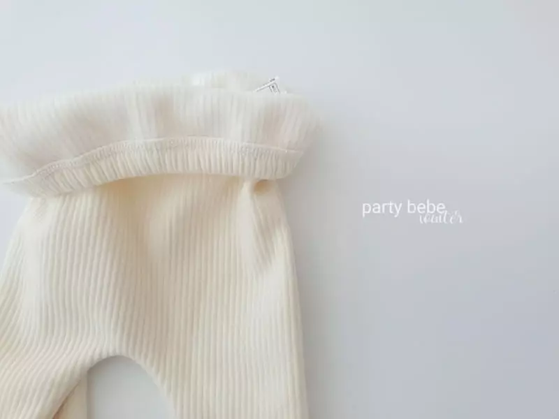 Party Kids - Korean Baby Fashion - #babyoutfit - Milk Foot Leggings - 2