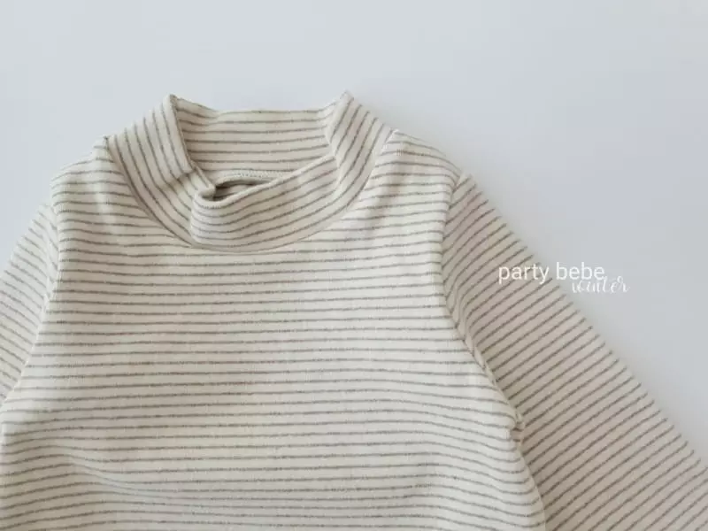 Party Kids - Korean Baby Fashion - #babyoutfit - Bebe half Turtleneck  - 11