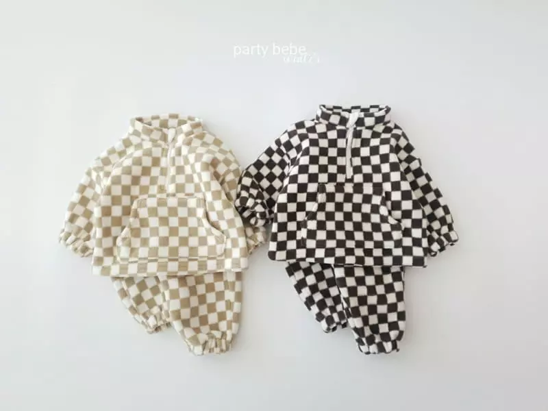 Party Kids - Korean Baby Fashion - #onlinebabyboutique - Bans Anorak Set UP - 4