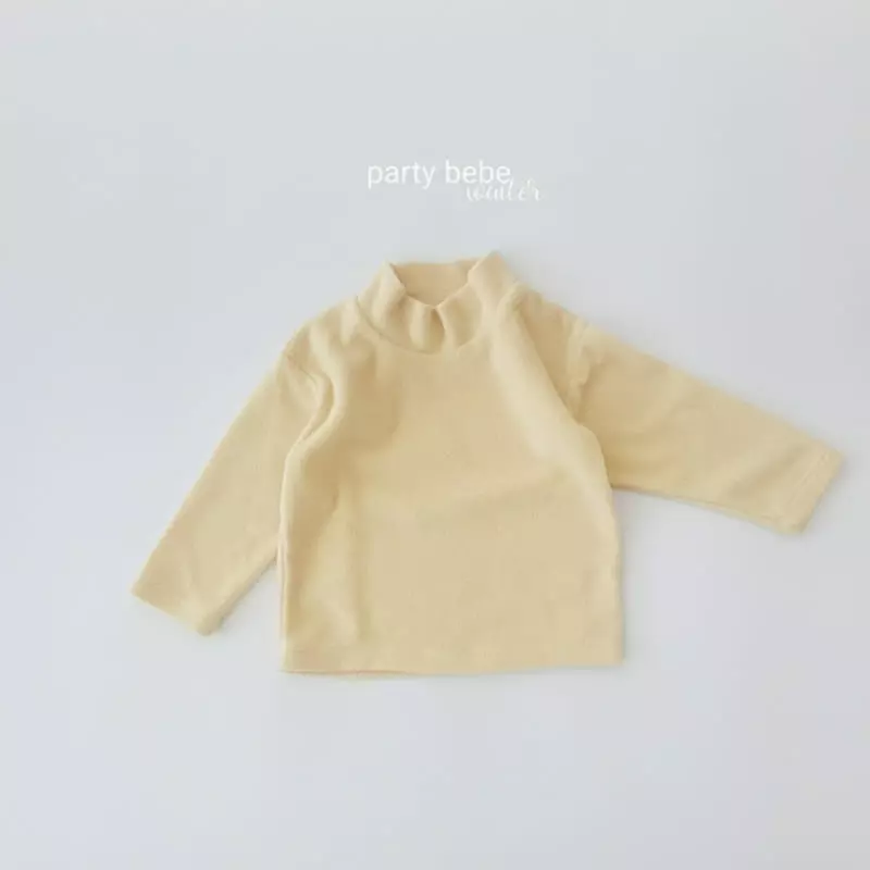 Party Kids - Korean Baby Fashion - #onlinebabyboutique - Fleece Turtleneck  - 4