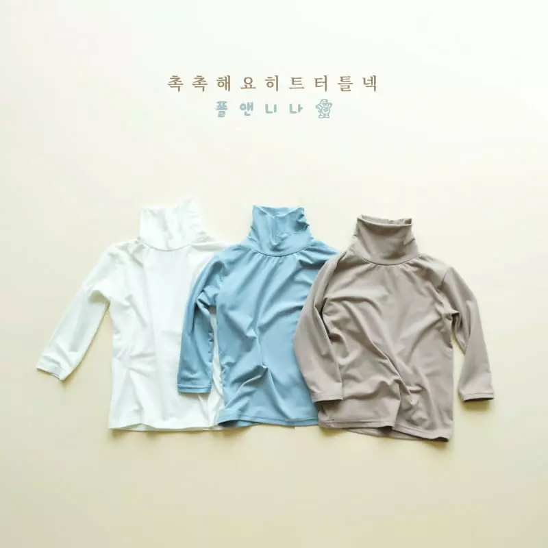 Paul & Nina - Korean Children Fashion - #Kfashion4kids - Chock Heat Turtleneck Tee - 2