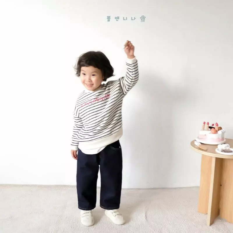 Paul & Nina - Korean Children Fashion - #Kfashion4kids - Beronica Stripes Sweatshirt - 10