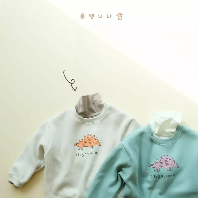 Paul & Nina - Korean Children Fashion - #childrensboutique - Chock Heat Turtleneck Tee - 9
