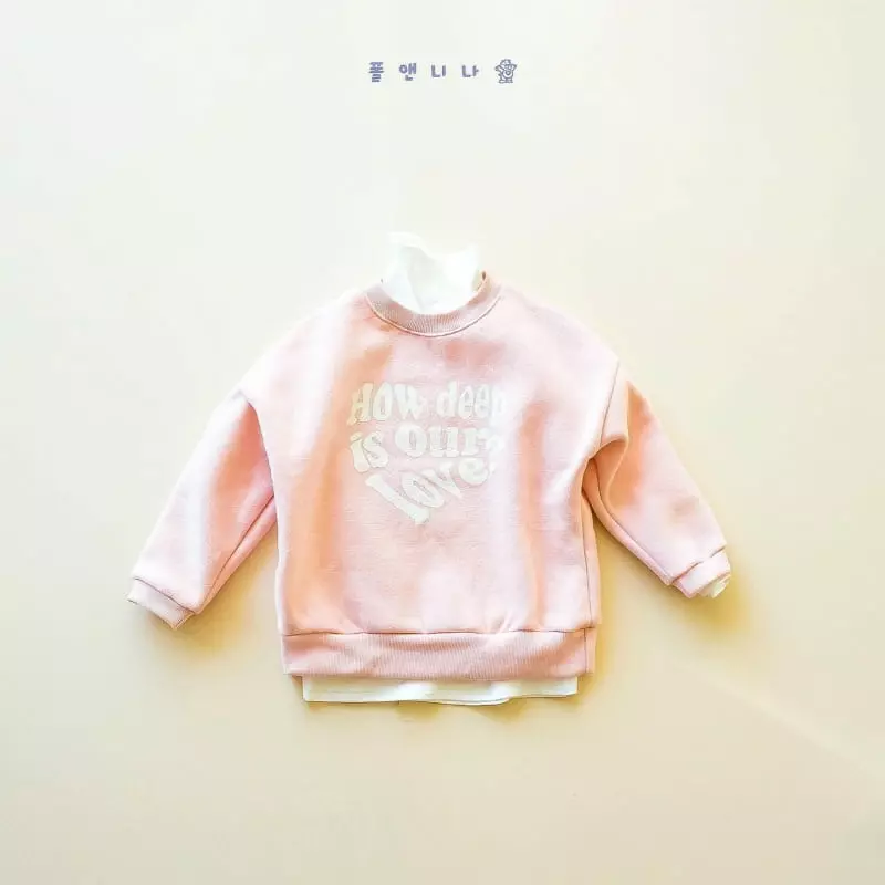 Paul & Nina - Korean Children Fashion - #childrensboutique - Heart Fleece Sweatshirt - 2