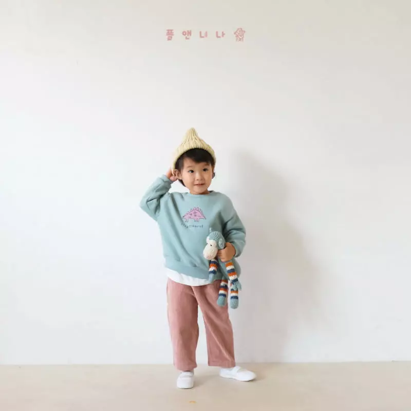 Paul & Nina - Korean Children Fashion - #designkidswear - Stegosaurus Sweatshirt - 9