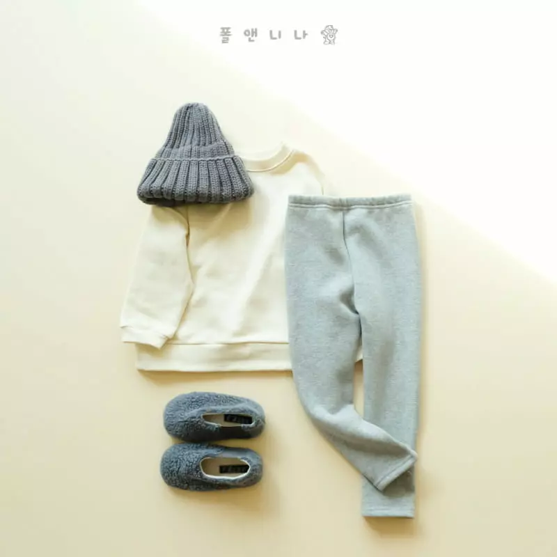 Paul & Nina - Korean Children Fashion - #designkidswear - Cozy Fleece Leggings - 6