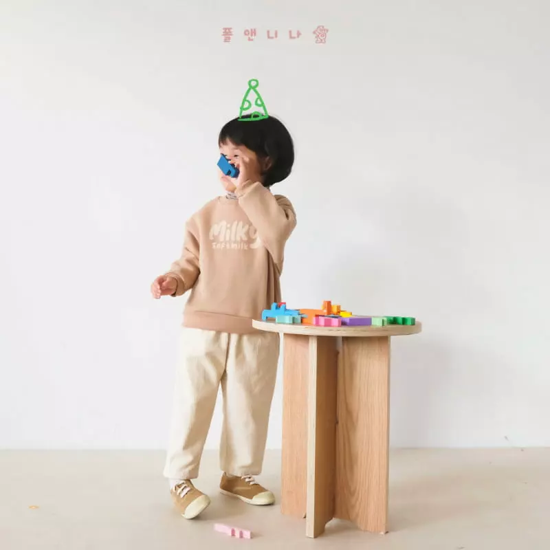 Paul & Nina - Korean Children Fashion - #discoveringself - Milk Sweatshirt - 9