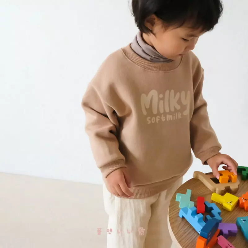 Paul & Nina - Korean Children Fashion - #fashionkids - Milk Sweatshirt - 10
