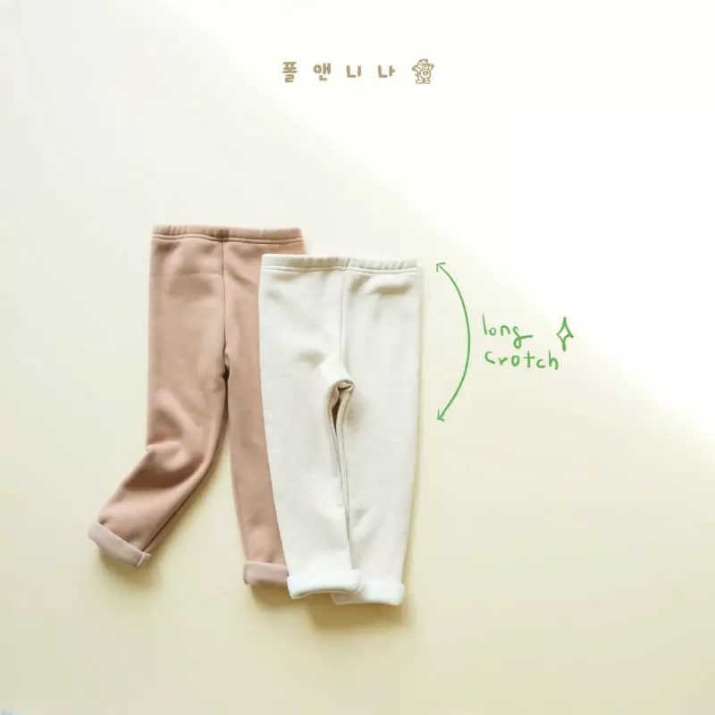 Paul & Nina - Korean Children Fashion - #fashionkids - Cozy Fleece Leggings - 8