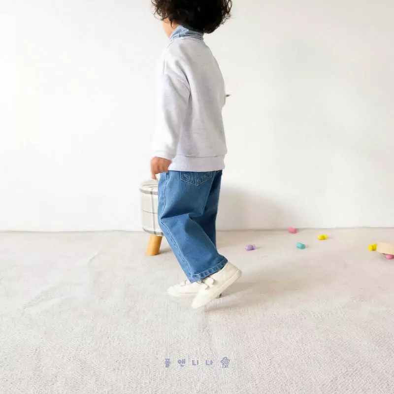Paul & Nina - Korean Children Fashion - #fashionkids - Fleece Straight Jeans - 2