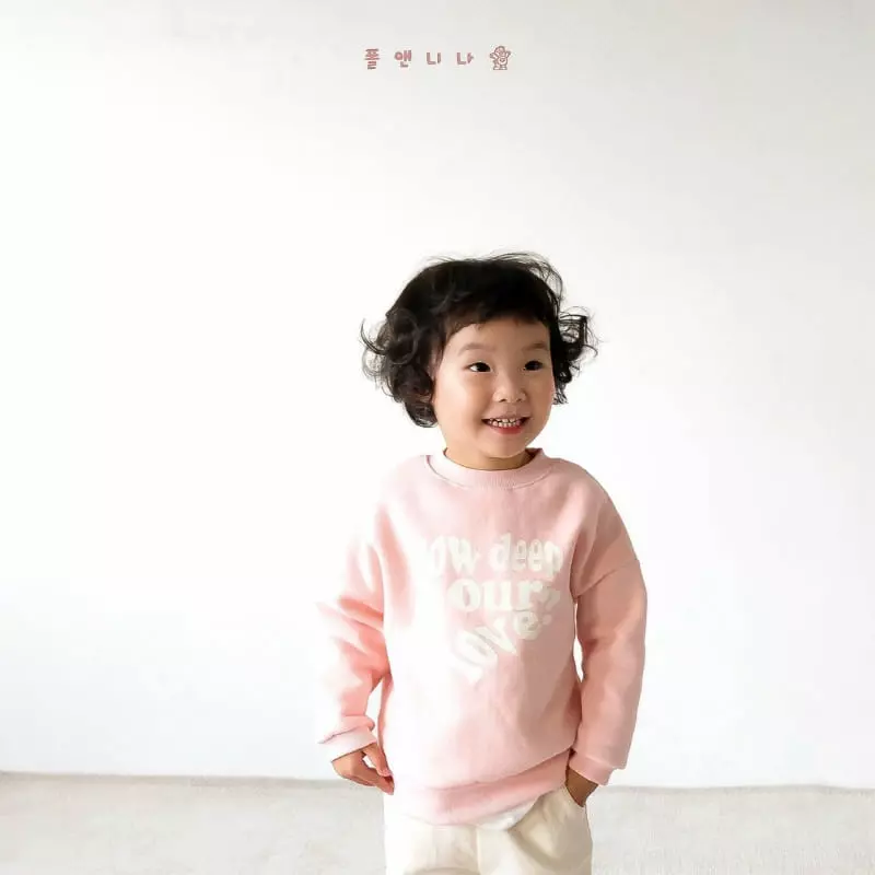 Paul & Nina - Korean Children Fashion - #kidsstore - Heart Fleece Sweatshirt - 7