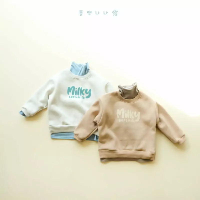 Paul & Nina - Korean Children Fashion - #littlefashionista - Chock Heat Turtleneck Tee - 4