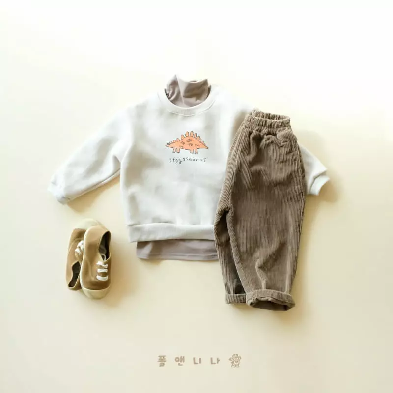Paul & Nina - Korean Children Fashion - #magicofchildhood - Stegosaurus Sweatshirt - 4
