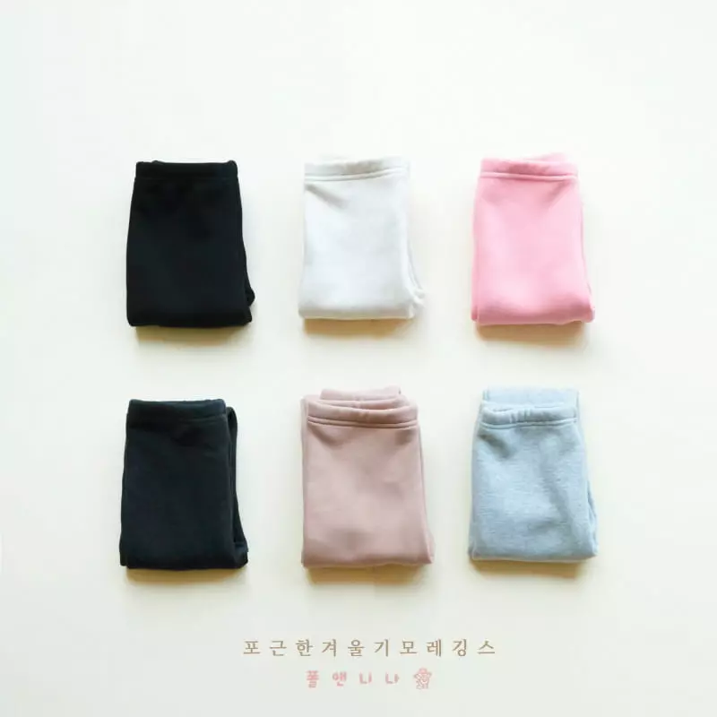 Paul & Nina - Korean Children Fashion - #minifashionista - Cozy Fleece Leggings